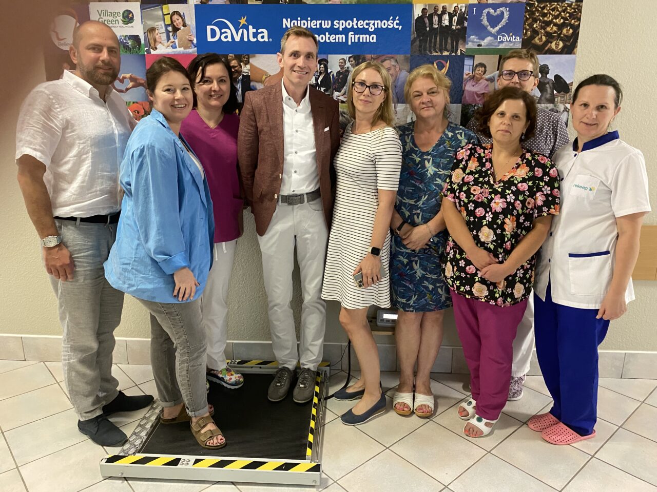 Jeff Giullian, Dyrektor Medyczny DaVita Kidney Care w USA, pod wrażeniem naszych ośrodków