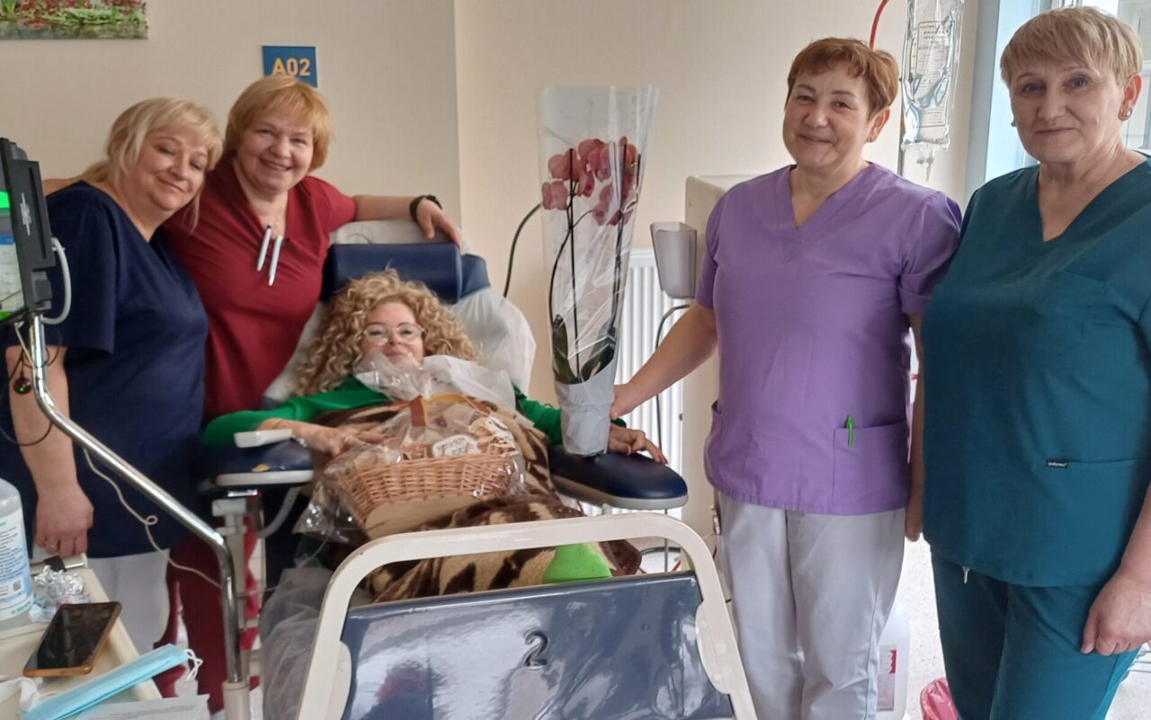 Pani Wioletta dializuje się w Poznaniu już 10 lat