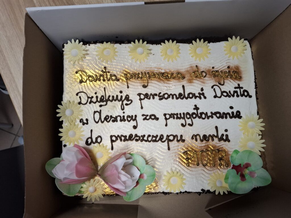 ,,Z determinacją do przeszczepu”